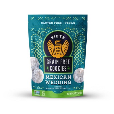 Siete Cookies, Grain Free, Mexican Shortbread - 4.5 oz