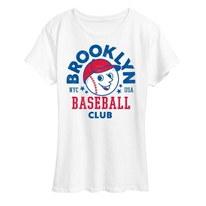 Women's - Instant Message - Brooklyn Baseball Club Short Sleeve Graphic T-Shirt - 1 of 4