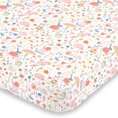 NoJo Spring Garden Crib Sheet