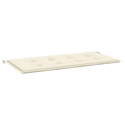 vidaXL Garden Bench Cushion Cream 39.4"x19.7"x1.2" Oxford Fabric