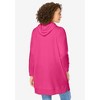 Woman Within Plus Size Longer-Length Hoodie Sweatshirt. - 3 of 4