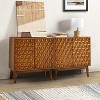 Lorenz  30 Tall 2-Door Accent Cabinet with Adjustable Shelves Set of 2|ARTFUL LIVING DESIGNS-WALNUT - 2 of 4