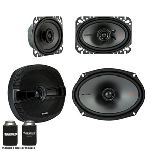 Kicker For Late 90s Early 2000s GM Coupes & Sedans. A pair of 44KSC4604 4x6" Speakers & a pair of 44KSC6904 6x9"s - 1 of 4