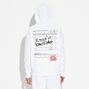 Women's Diet Coke Check Fleece Graphic Hooded Pullover Sweatshirt - White - 3 of 3