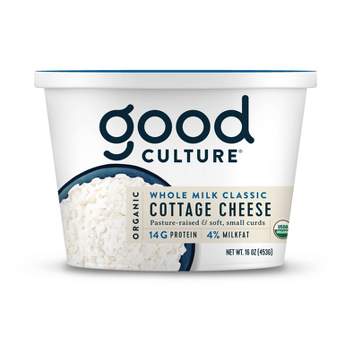 Good Culture Organic Whole Milk Classic Cottage Cheese - 16oz