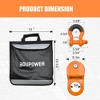 TruAIR Off-Road Winch Recovery Kit  Tow Rope-  with Tree Saver & Snatch Block for Trucks/Jeeps - 3 of 4