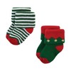 Hudson Baby Unisex Baby Cotton Rich Newborn and Terry Socks, 12 Days Of Christmas, 12-24 Months - 4 of 4