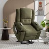 Corduroy Fabric Massage Recliner Chair for Elderly,Living Room Recliner Chair,Adjustable Back Recliner Chair with Side Pocket-Coolbibila - 2 of 4