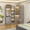 Aheaplus Corner Closet Organizer System with 2 Drawers - 3 of 4
