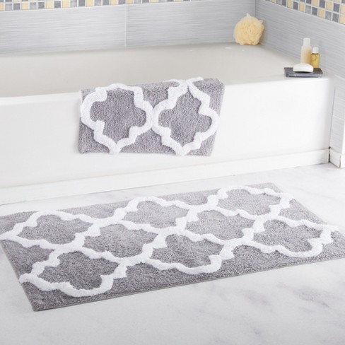 Grey Bath Rugs & Mats - Bathroom, Bed & Bath