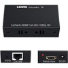 SatelliteSale HDMI Converter Over Ethernet RJ45 Cat 5e/6 Cable PVC Black Adapter 10.2Gbps 4K/30Hz - 2 of 4