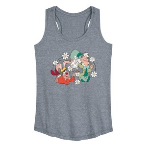 Women's - Disney - Alice in Wonderland Graphic Racerback Tank - 1 of 4
