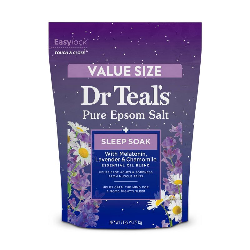 Dr Teal's Melatonin Sleep Pure Epsom Bath Salt, 1 of 14