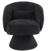 CAVINAS 360° Swivel Barrel Chair,Accent Chair with Hidden Rotation Mechanism for Living Room,Bedroom - 2 of 4