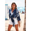 Women's Tie Front Long Sleeve Top - LASCANA - 2 of 4