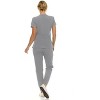 Saint Scrubs Womens 9-Pocket Medical Uniform Set- V-Neck Stretch Top with Seven Pocket Jogger Scrub Pant - 2 of 4