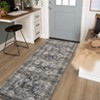 Vintage Oriental Printed Distressed Rug Washable Thin Low Pile Area Rugs for Living Room Indoor Retro Non Slip Soft Carpet for Bedroom - 3 of 4