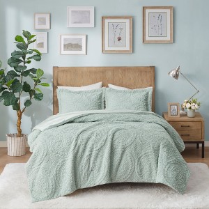 2Pcs Comforter Set, Bedding Set, Polyester Bed Comforter - 1 of 4