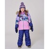 Deux par Deux Girl Two-Piece Play Snowsuit Dark Purple - 2 of 4
