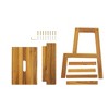 Wooded 2 Step Stool For Kids, Toddler Step Stool Helper, Heavy Duty Bathroom Stool Holds Up To 250lbs, Acacia Wood Step Stairs For Bedroom - 4 of 4