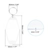 Unique Bargains Blank Vintage Motel Keychain for DIY Ornament Backpack Label 16 Pcs - 2 of 4