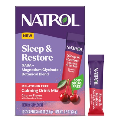 Natrol Non-Melatonin Sleep & Restore Powders - Tart Cherry - 10ct