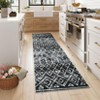 Modern Area Rugs Non-Slip Abstract Print Floor Mats, Non-Shedding Contemporary Accent Rugs, Soft Low Pile Indoor Carpet - 3 of 4