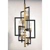 Maxim Lighting Flambeau 6 - Light Chandelier in  Black/Antique Brass - 3 of 4