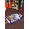 EVERYDAY KIDS Toddler Nap Mat –Under Construction– Soft Microfiber, Rollup with Handle & Pillow, for Preschool, Daycare, or Travel -Ages 2-6 years - 2 of 4