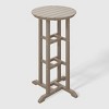 WestinTrends Malibu 42" All Weather HDPE Outdoor Patio Bar Height Bistro Table - Round - 4 of 4