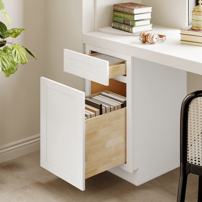 18 in. W  x 21 in. D x 29.5 in. H File Cabinet with Two Drawers