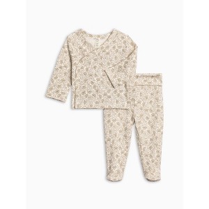 Riley 2 Piece Wrap Top and Pant Set - 1 of 2