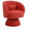 CAVINAS 360° Swivel Barrel Chair,Accent Chair with Hidden Rotation Mechanism for Living Room,Bedroom - 2 of 4