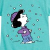 Girls' - Peanuts - Lucy Snow Fitted Short Sleeve Graphic T-Shirt - 2 of 4