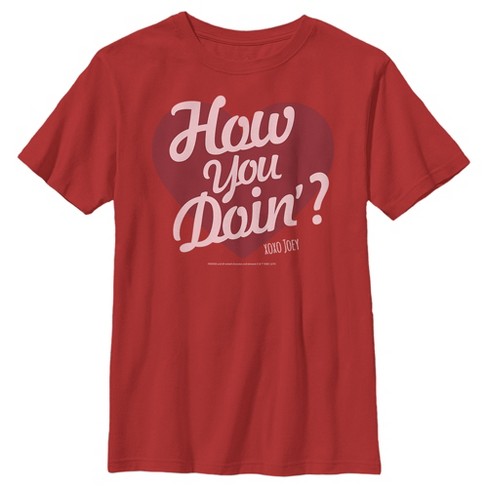 Boy's Friends Valentine's Day How You Doin' Heart T-Shirt - image 1 of 4