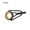 Unique Bargains Stainless Steel Ring Guide Fishing Rod Tip Repair Kits 3 Pcs - 3 of 4