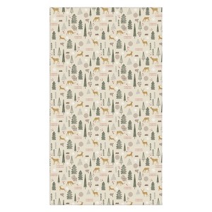 Marta Barragan Camarasa Deer Christmas forest Tablecloth -Deny Designs - 1 of 3