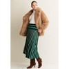 June + Vie by Roaman's Striped Knit Midi Skirt - 4 of 4