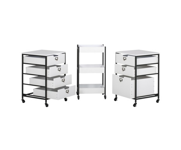 3 Drawer Organizer Fresh White - Sew Ready