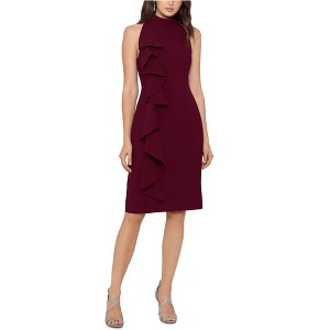Betsy & Adam Womens Ruffle Sheath Dress - 1 of 1