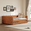 Lycvki Full XL Size Upholstered Daybed with Trundle - 3 of 4