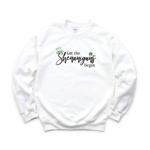 Simply Sage Market Women's Graphic Sweatshirt Let The Shenanigans Begin - 1 of 3