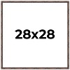 PosterPalooza | 28x28 Bamboo Picture Frame, UV Acrylic, 4 Finishes - Brown, Black, Gold, and Natural - 2 of 4
