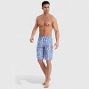 Anna-Kaci Men's Pineapple Print Swim Shorts with Adjustable Drawstring Waist and Mid-Length Fit - 3 of 4
