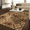 Vintage Traditional Distressed Floral Medallion Indoor Runner or Area Rug by Blue Nile Mills - 2 of 4