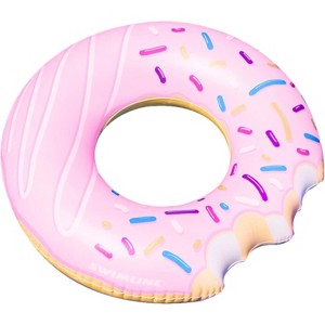 Swimline Donut Inflatable Swimming Pool Ring - 42" - Pink - 1 of 4