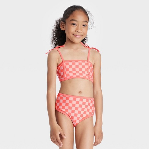 Gingham swimsuit sales target