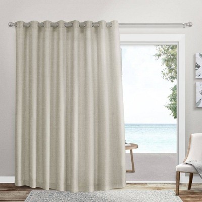 Loha Patio Grommet Top Single Curtain Panel Off White - Exclusive Home