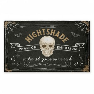 Stupell Industries Spooky Nightshade Emporium Printed Outdoor Door Floor Mat, design by Jennifer Pugh - 1 of 4