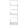 vidaXL 3-Layer Book Shelf White 23.6 in.x10.9 in.x35.6 in. Engineered Wood - 4 of 4